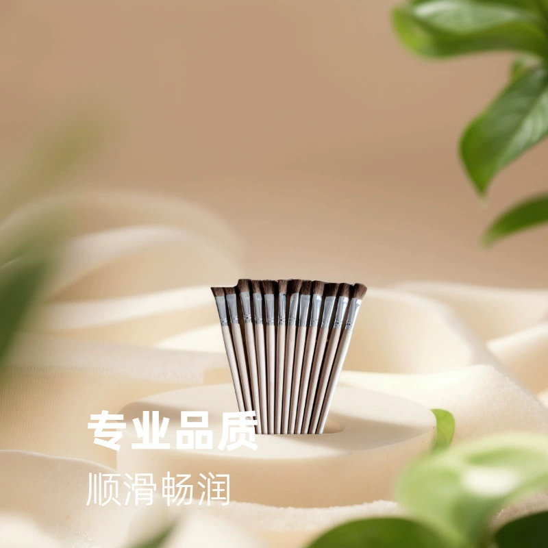 Кисть для макияжа с тремя лезвиями, кисть из конского волоса, кисть для детского рисования, специальная ручка для рисования и рисования от руки