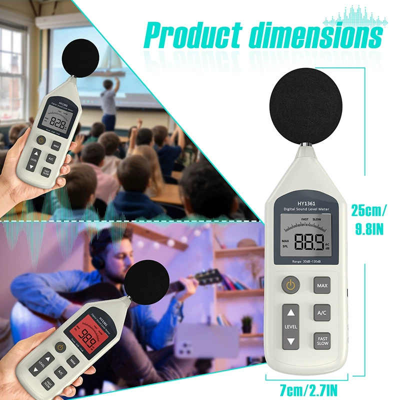 USB-измеритель шума компьютера, счетчик децибел для хранения данных, измеритель уровня звука, коробка для тестирования шума, цифровой тестер