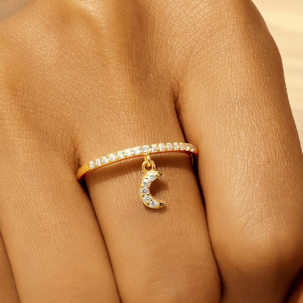1g Weight Zircon Inlay Material Charm Rings, Rings Classification 7 Ring Size 1 Piece Quantity Wedding, Date, Engagement Occasion 925 Sterling Silver Material Cross, Star, Heart Shape Pattern All Seasons Season Women's Gender Inlay Design Simple Style Style Gold Color 925 Sterling Silver Zircon Cross Star Heart Shape Charm Rings Rings 925 Sterling Silver Rings 23