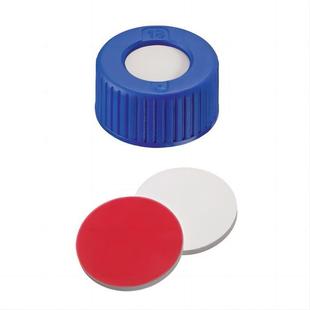 6ASC9ST1 Syme Flying Screw Mouth 9MM Blue Bottle Cap PP White Silicone/Red