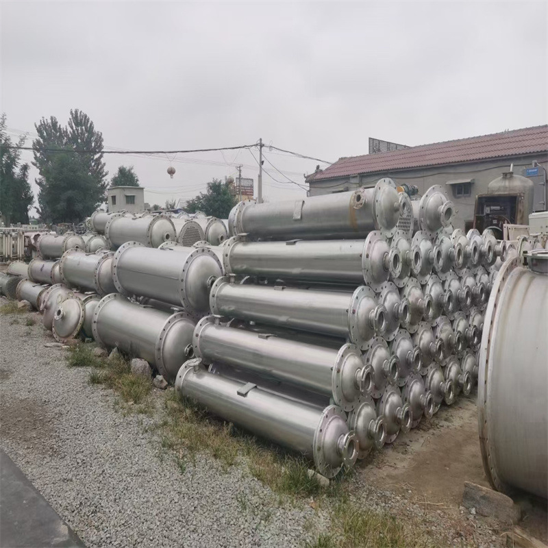 出售二手石墨冷凝器 多功能换热器 不锈钢高压列管式冷凝器  回收