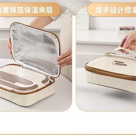 不锈钢保温饭盒学生专用304食堂餐盘分格上班族便携微波炉便当盒|undefined