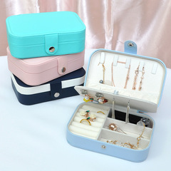 Korean-style jewelry storage box, European-style jewelry large capacity ring storage gift box inner packaging jewelry box wholesale