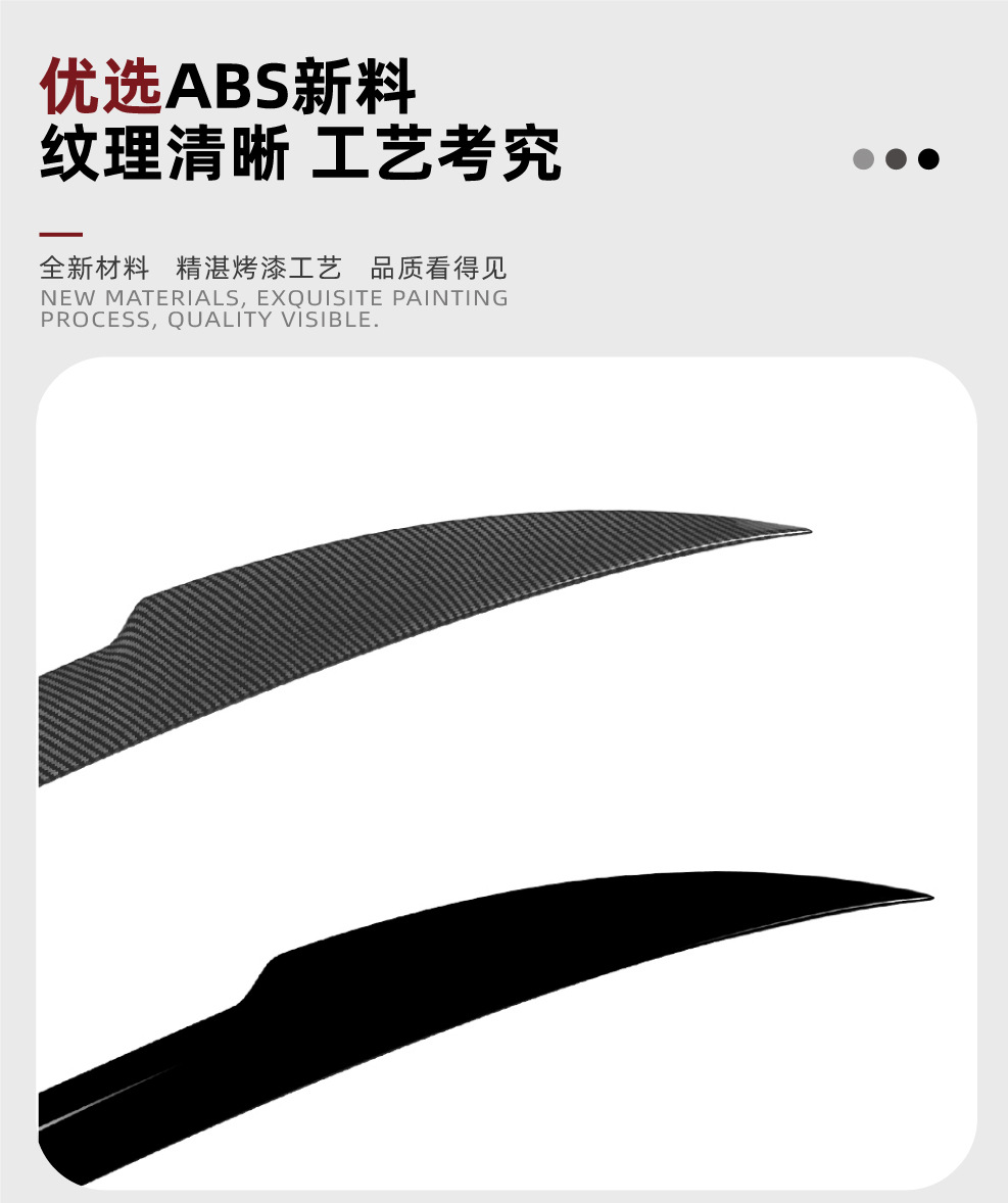 Suitable for Volkswagen Sagitar Jetta Mk6 2011-2018 M4 Blade Rear Wing Spoiler Exterior Modification