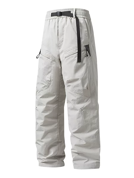 Cross-Border Foreign Trade Popular Outdoor Workwear down Pants for Men and Women, Graphene Thermal Straight-Leg Pants for Outdoor Use