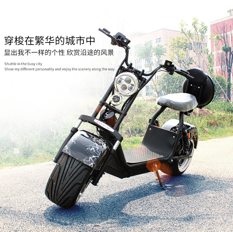 Eec Adult Mobility Scooter Two-Wheeled Motorcycle Electric Vehicle X5 Aluminum Alloy Wheel Battery Scooter