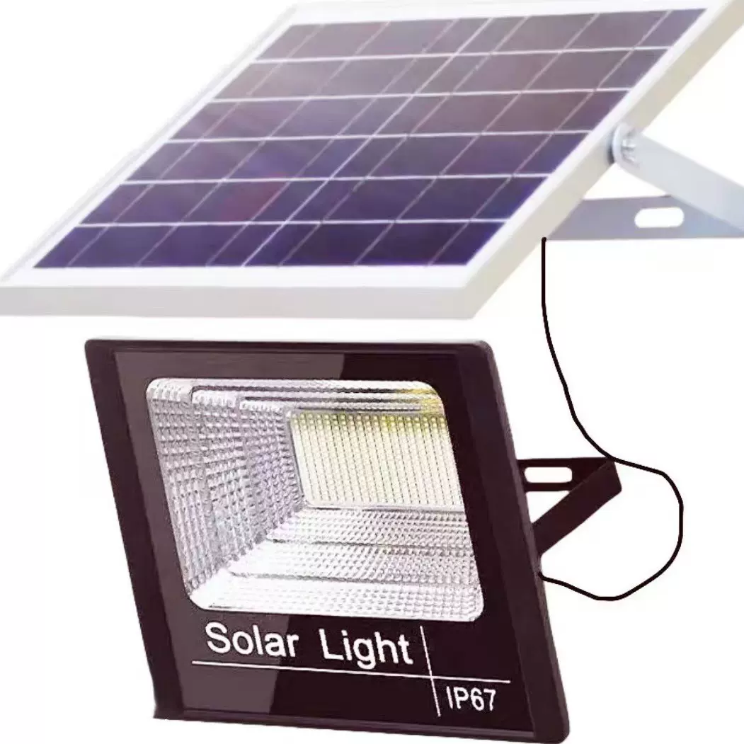 太阳能投光灯户外跨境家用围墙灯草坪灯超亮防水LED照明新农村路