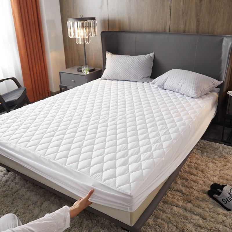 Comercio exterior fittedsheets impermeable colcha acolchada colcha al por mayor cubierta protectora del hotel cepillado cubierta de polvo aislamiento de orina