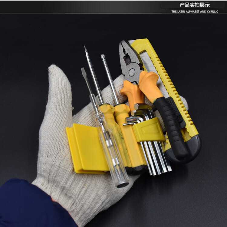 Kit de herramientas de reparación de automóviles para herramientas de motocicleta, caja de herramientas combinadas multifuncionales, kit de reparación de 11 piezas