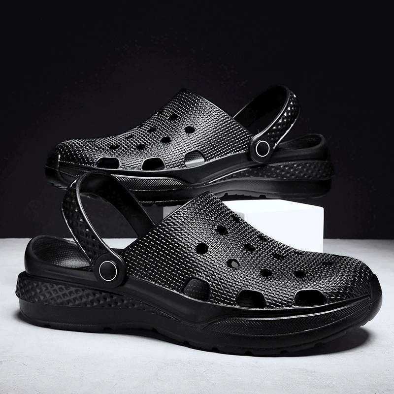 Уличные тапочки Baotou, верхняя одежда, мужские сандалии на толстой подошве, летние Нескользящие дышащие сандалии, Спортивная пляжная обувь на мягкой подошве