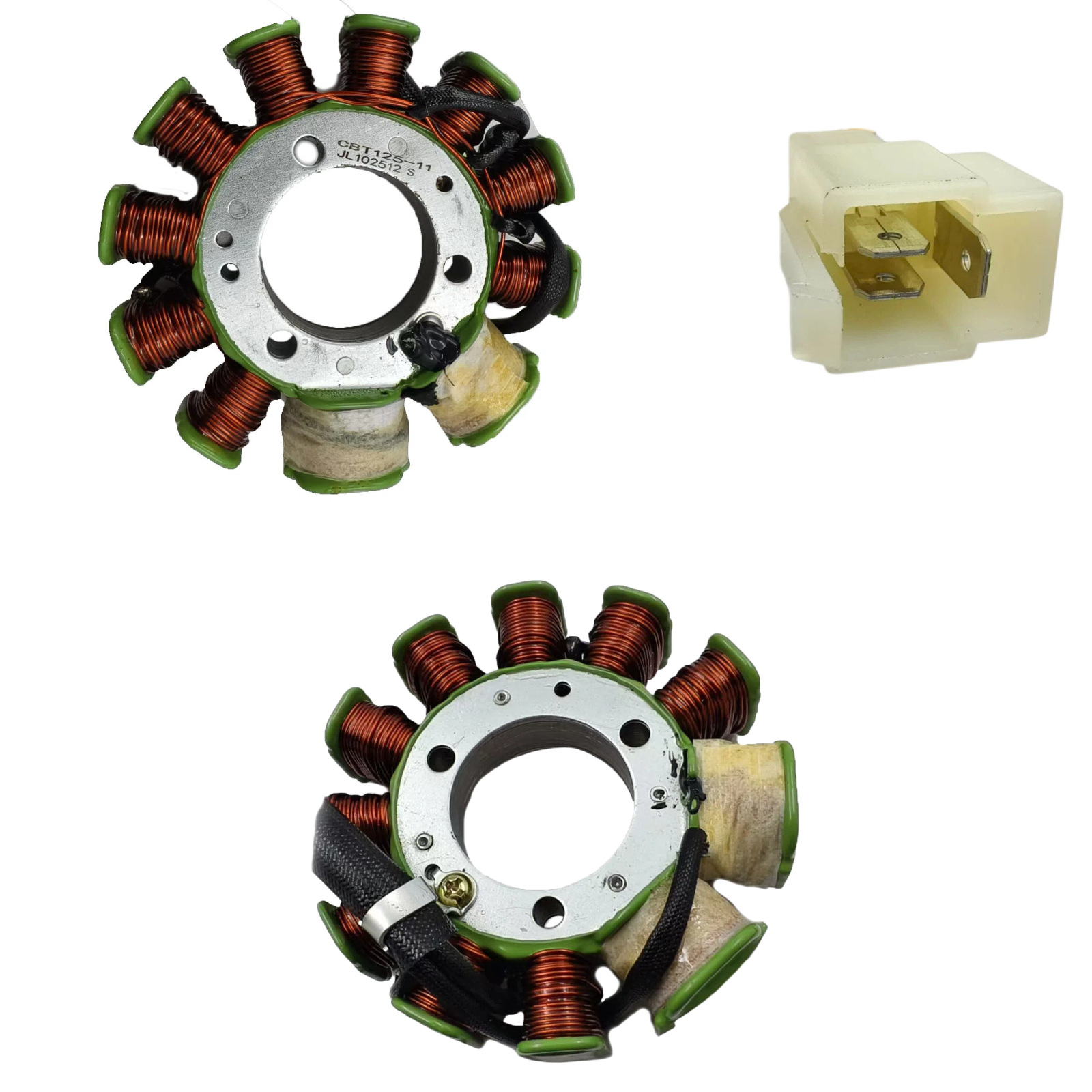 Suitable for Honda Ca250-11 Dual-Cylinder Motorcycle Magneto Stator Coil Generator Coil with Trigger