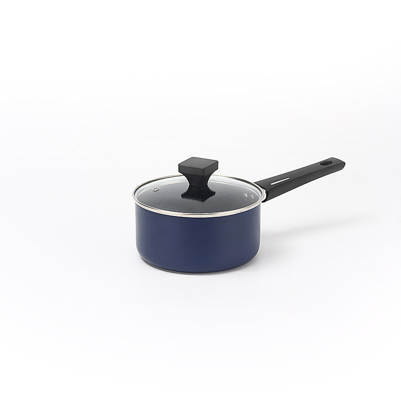Pan de cerámica transfronteriza antiadherente pan de cerámica azul pan de cerámica casero mini pan de fritura pan de leche set pan de diamante azul