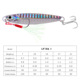 Metal Jigging Spoon Lure Vertical Jigs Bass Trout Fresh Water Fishing Lure