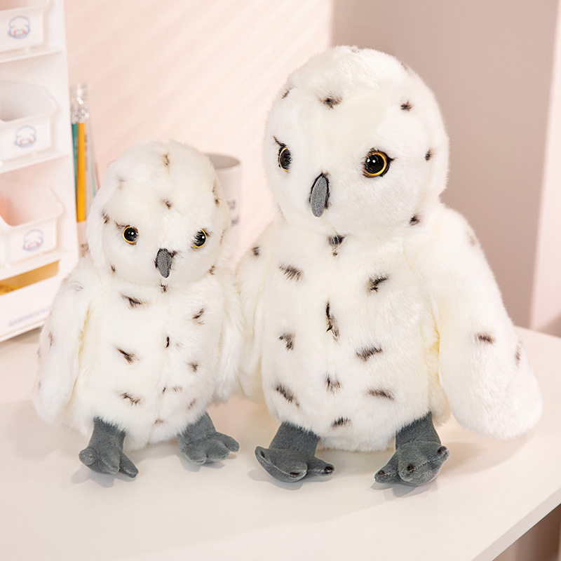Simulación transfronteriza águila búho juguetes de peluche lindos pájaros muñecas decoración de la sala de estar para niños pacificadores muñecas