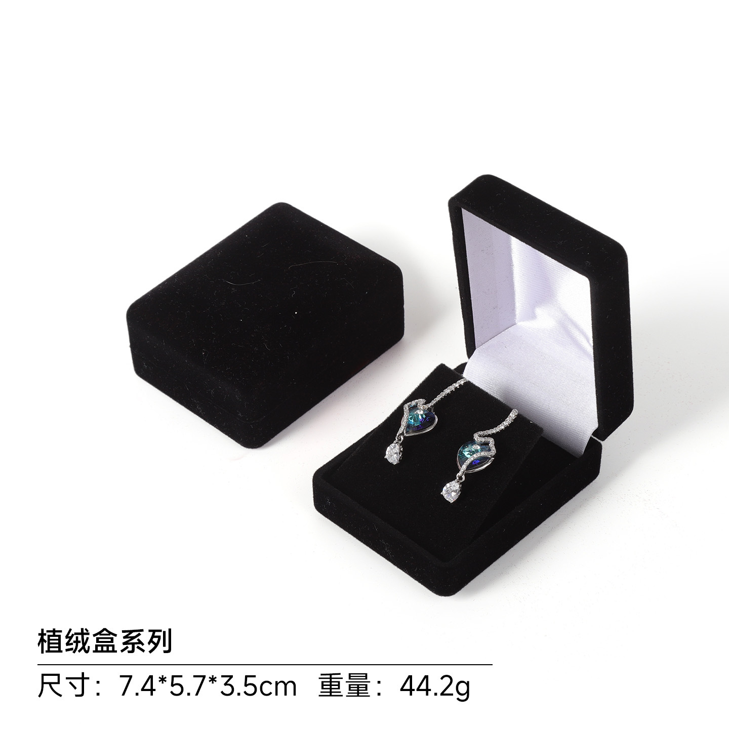 Caja Organizadora de Joyas y Anillos de Franela para Guardar Joyas