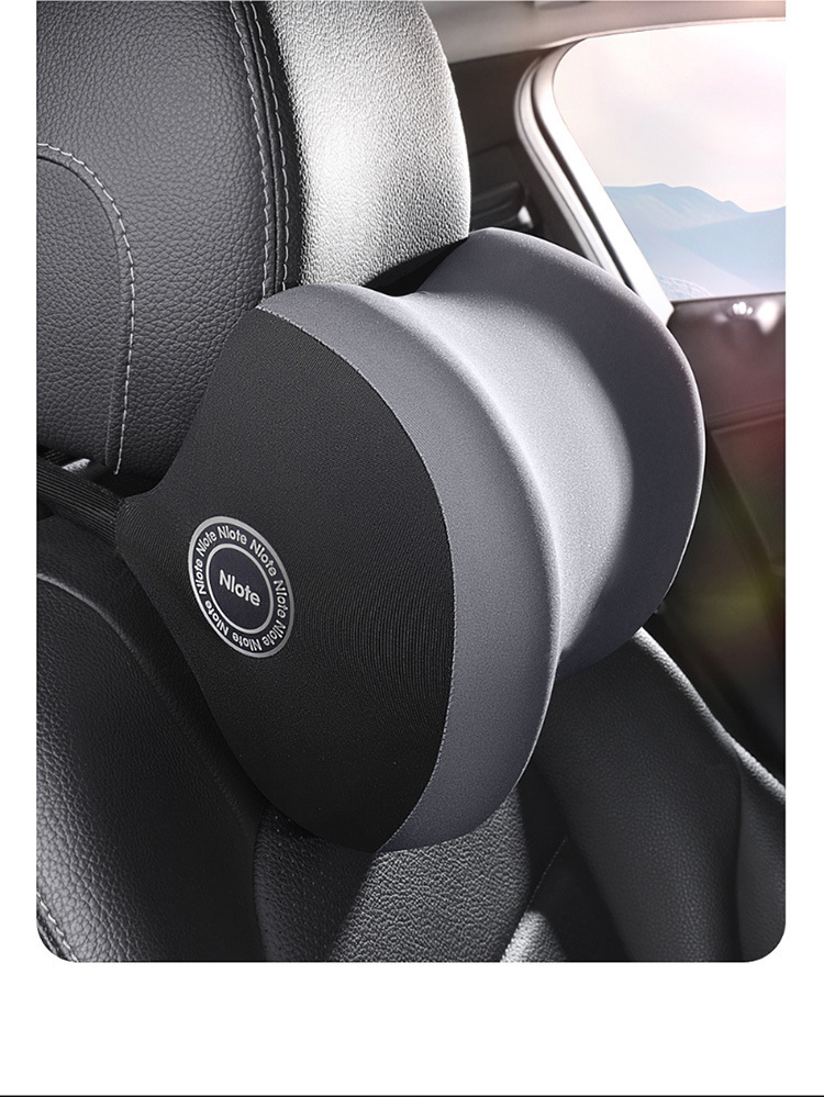 Car Headrest and Lumbar Support Set Car Seat Support Car Lumbar Support Pillow Memory Foam Set Cross-Border Customization