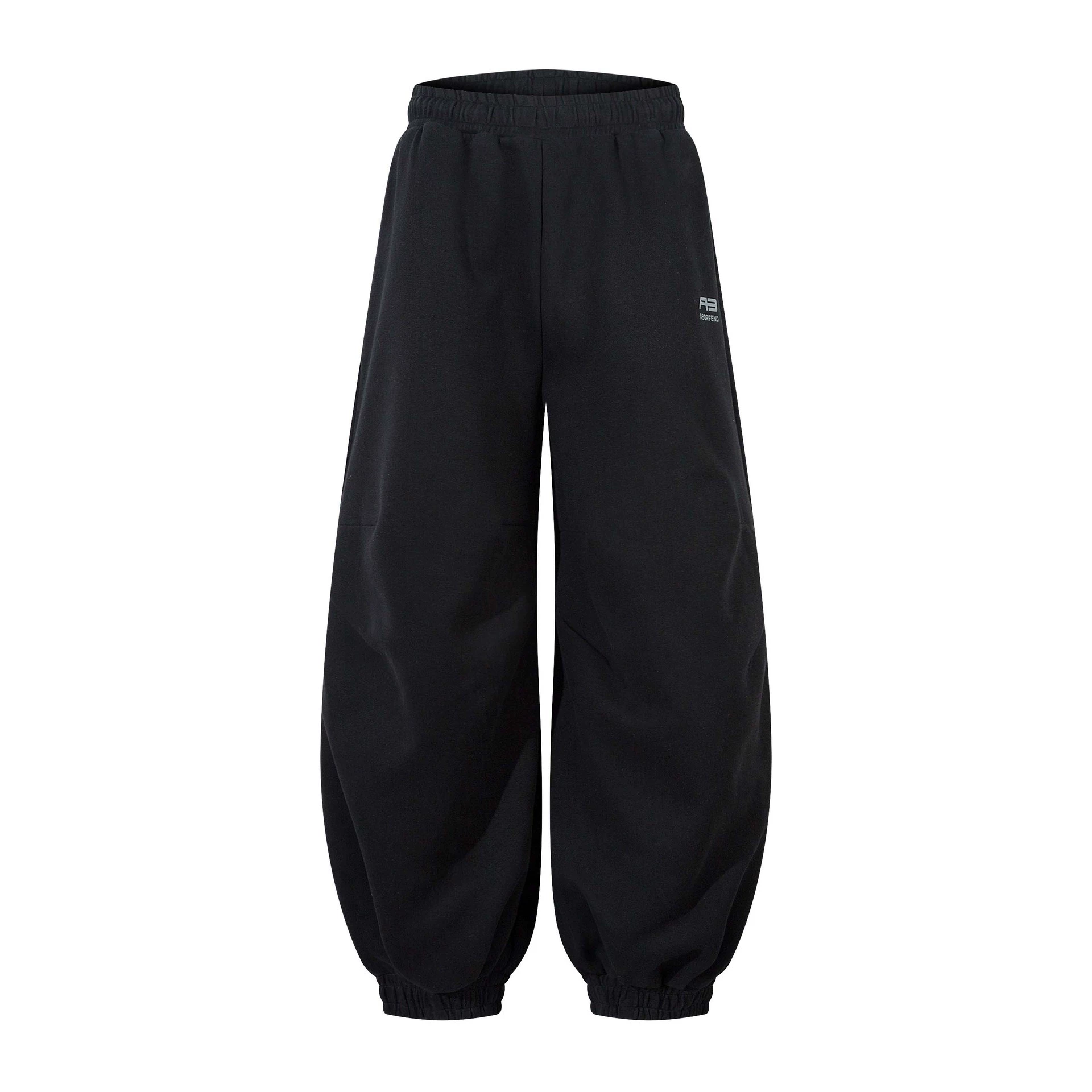 Брюки для мужчин и женщин, oversize, свободный прямой покрой, оптом