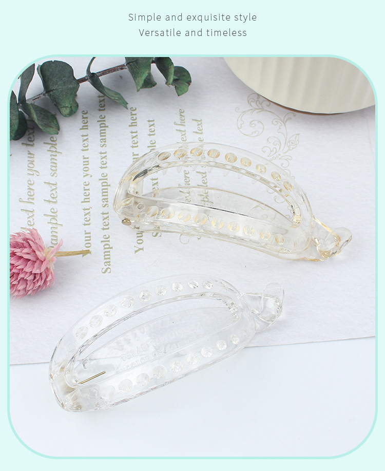Geometric, Leopard Pattern Women'S Gender Simple Style Geometric Leopard Arylic Stoving Varnish Hair Clip 1 Piece