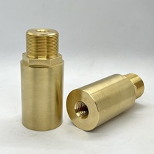 黄铜H 59 螺杆连接轴 带外六角 C NC  加工  非 标 定 制