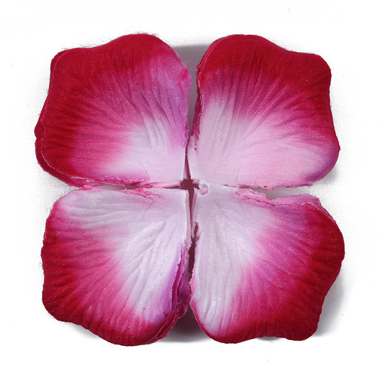 Pétalos de Rosa artificiales decoración de la confesión de la boda flor dispersa a mano propuesta del día de San Valentín haciendo romántica decoración de la habitación de la boda suministros