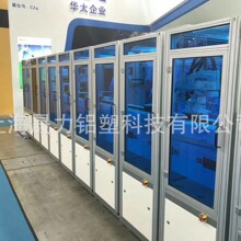 车间铝型材玻璃隔断 工业铝型材亚克力围栏 机床工位隔断厂家组装