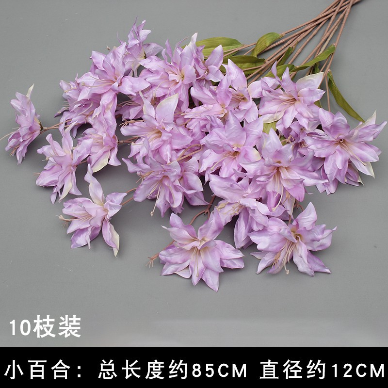 10 ramas floral púrpura imitación floral floral arco floral decoración floral falsa vino floral decoración de boda roja