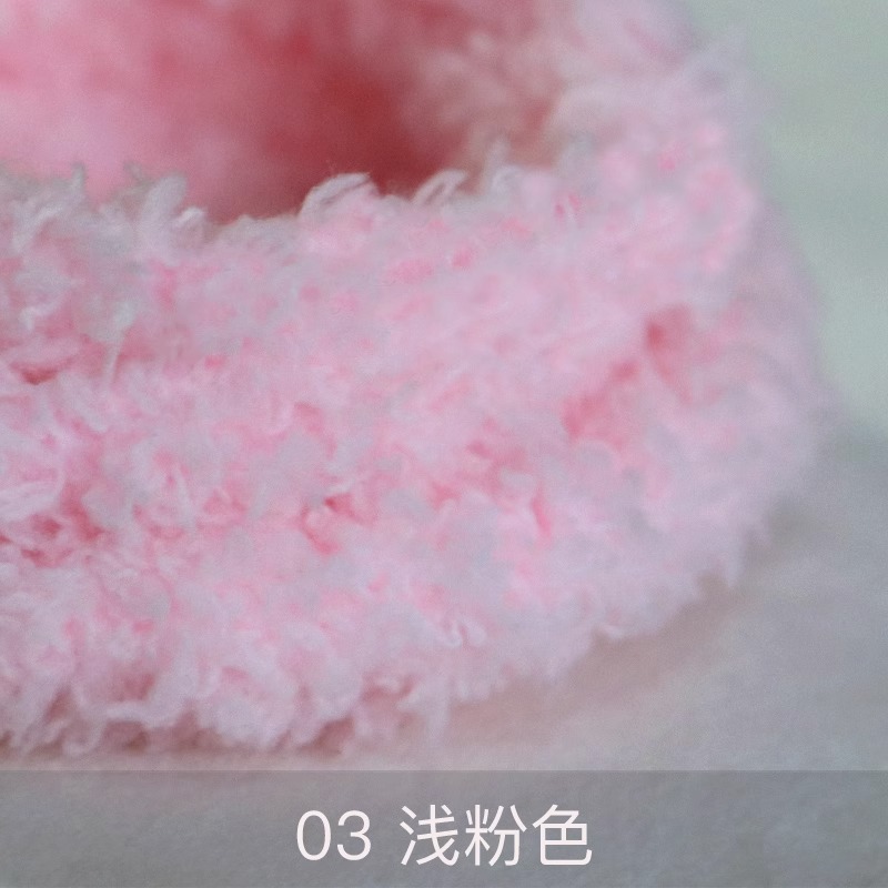 15mm cifrado Twist stick 1 m largo Super grueso Super denso tira de lana de raíz de lana hecha a mano DIY cachorro material paquete