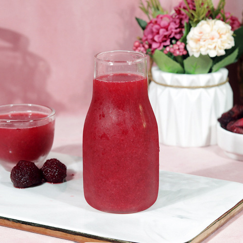 Frozen Waxberry Juice 960ml Pulp Puree, Freshly Pressed Frozen Waxberry Fruit Mud Jam, Fleshy Fruit Tea Ingredient
