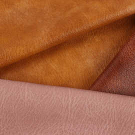 0.9mm疯马纹半PU皮革 手袋箱包沙发软包皮料 厂家批发E18