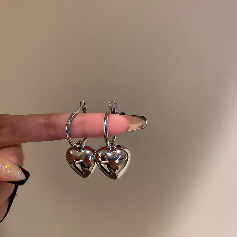 Aguja de plata diamantes geométricos aretes de perlas redondos ligeros de lujo de alta calidad pernos de orejas de estilo francés temperamento femenino orejas de nicho mayorista image 15