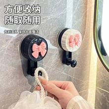钻纹吸盘挂钩免打孔浴室无痕粘胶承重卫生间厨房门后墙壁毛巾粘钩