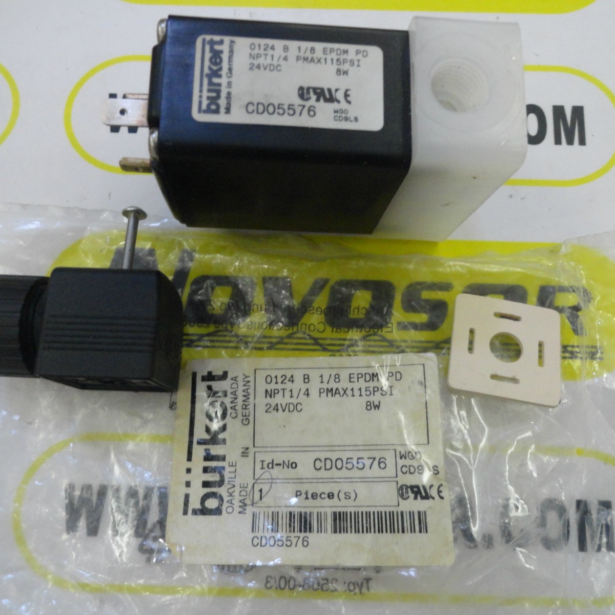 BURKERT电磁阀0124B 1/8 EPDM PD NPT1/4 IDNO:CD05576