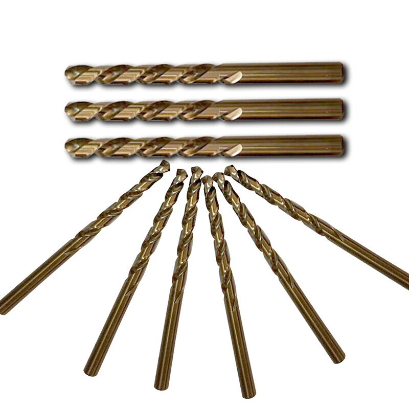 SDA SATA 52370 10 piezas de conjunto de taladro de torsión de mango recto con cobalto 7.0MM