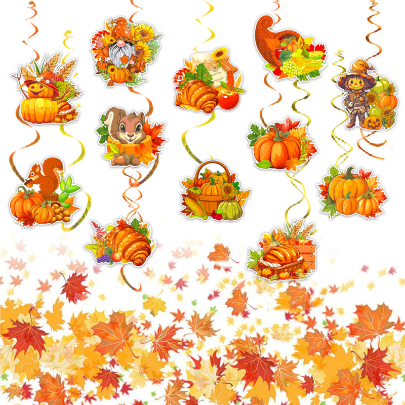 Thanksgiving Party Decoration Spiral Hanging Tag Autumn Birthday Party Decoration Pumpkin Spiral Hanging Decoration Thanksgiving Party Decoration Spiral Hanging Tag Autumn Birthday Party Decoration Pumpkin Spiral Hanging Decoration