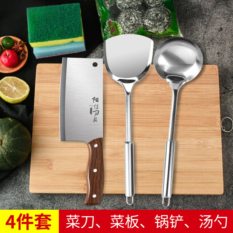 Cuchillo de corte de verduras 2 - en - 1 cuchillo de corte de tablero de corte conjunto de cocina dormitorio utensilios de cocina de corte de verduras de acero inoxidable
