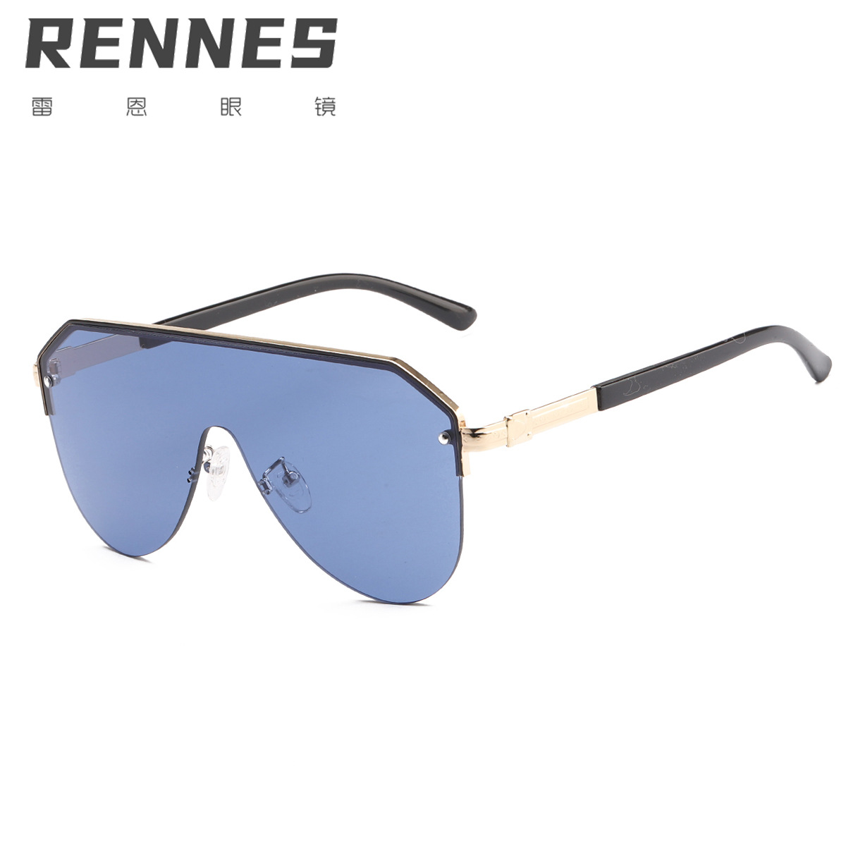 2021 nueva lente de una sola pieza gafas de sol de moda retro gafas de sol de moda calle tiro gafas de sol 2573