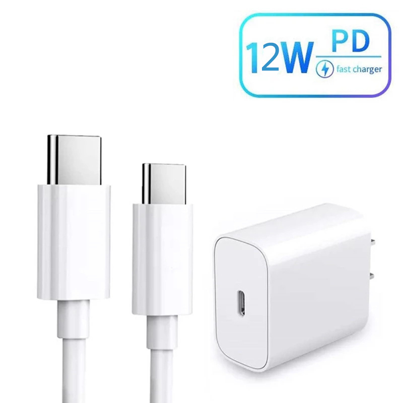 Pd12W Chinese and American Regulations, European Regulations, 2A, Suitable for Apple Mobile Phones, iPad Tablets, Typec Fast Charging Head, USB Charger