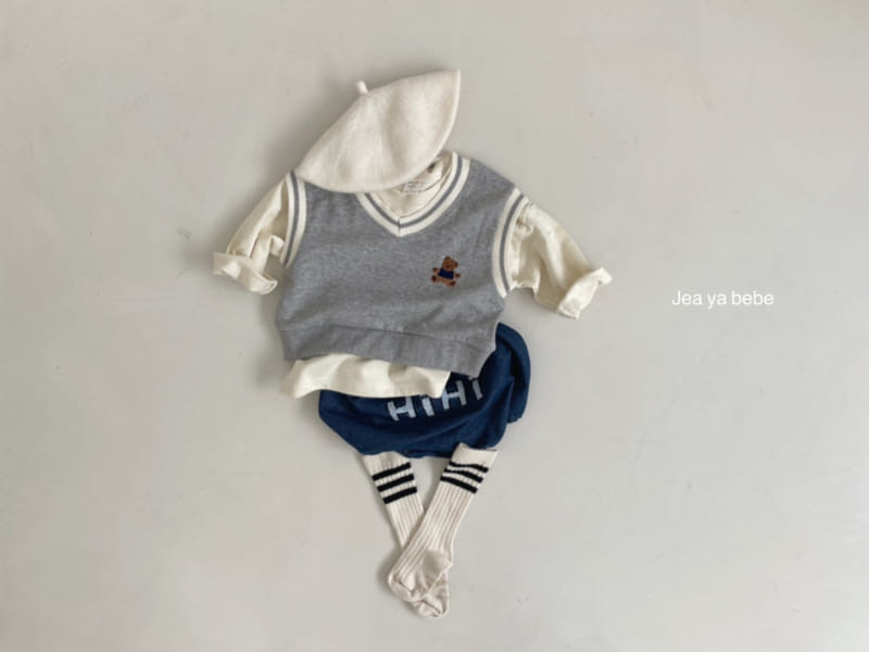 Chaleco de Bebé Ropa de otoño ropa de estilo coreano para niños otoño oso estilo universitario chaleco abrigo Chaleco de desgaste exterior para niños