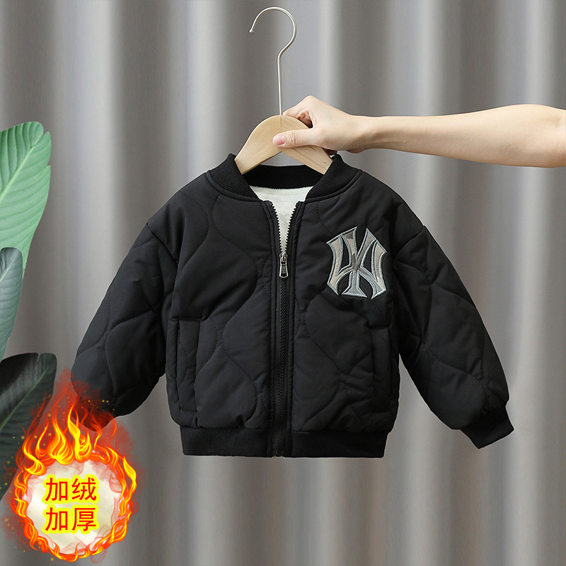 6436 Traje deportivo para niños Ropa de otoño e invierno 2025 Nuevo traje de dos piezas para niños pequeños y medianos