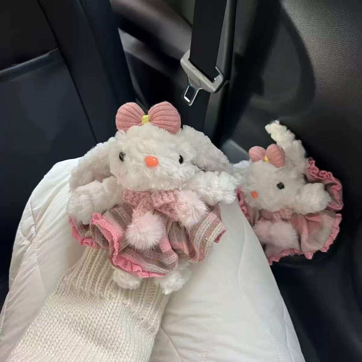 Pink puff maomao-hand strap style