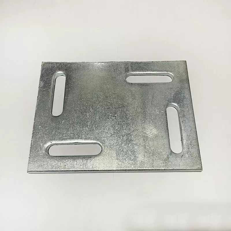 定制冷热镀锌预埋板桥梁钢结构幕墙预埋件带孔镀锌钢板配件
