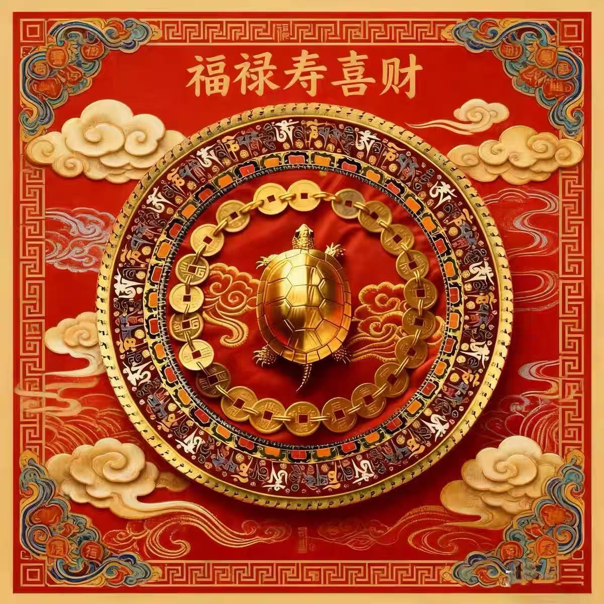 [Teacher Recommendation] Fish Tank Golden Turtle Sticker Three-Dimensional Hd Aquarium Fortune Fish Tank Wallpaper Drawing Paper Decorative Sticker