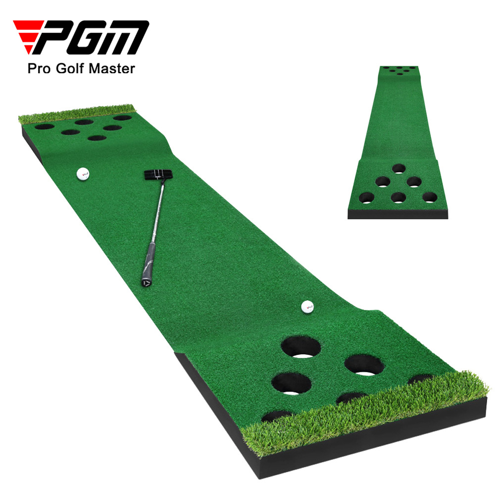 Thảm tập golf trong nhà PGM đa lỗ di động 0,6x3m — GL018 【Xanh lá đơn nhiều lỗ (không có cỏ dài) 】, GL018 [Green nhỏ nhiều lỗ đơn (không có cỏ dài) + 6 bóng], GL018 【một cây xanh nhỏ với cỏ dài và nhiều lỗ 】, GL018 [một quả xanh nhỏ với cỏ dài và nhiều lỗ, đặt 6 quả bóng]