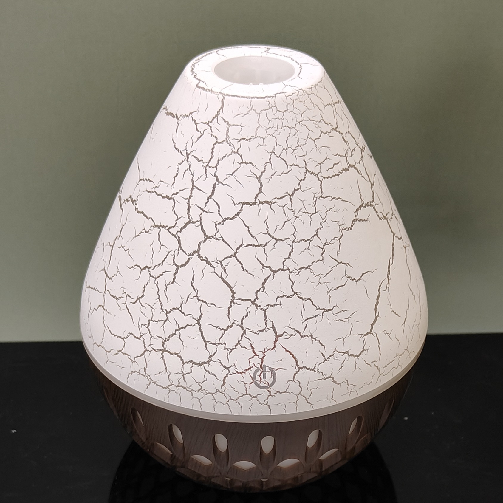 Creativa niebla USB gota de agua humidificador grano madera máquina aromaterapia fuente la fábrica LOGOTIPO personalizado regalo