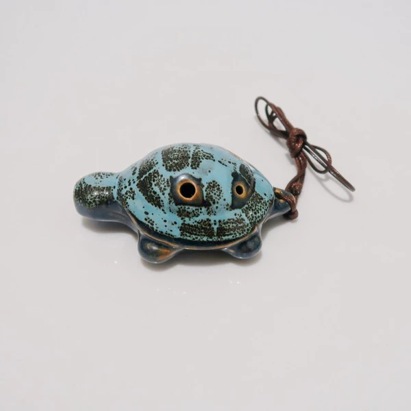 05 Flower glaze light blue