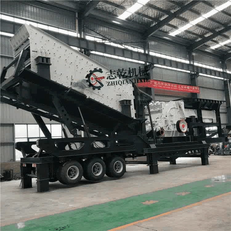 Автомобильная дробильно-сортировочная установка для песка и гравия 100 тонн 200 тонн мобильная дробильная станция для гравия, гранита и песка