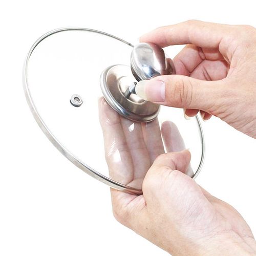 Universal stainless steel pot lid knob anti-scald glass handle pot lid cover practical accessory pot handle
