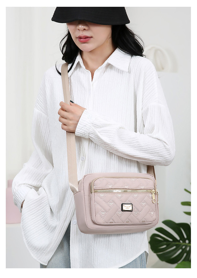 Neue Stil-Crossbody-Tasche zum Ausgehen, große Tasche für Einzelhandelstische, leichte Luxus-Kleinquadrat-Tasche, französische Kleinreisetasche, modische Oxford-Stoff-wasserdichte Geldbörse