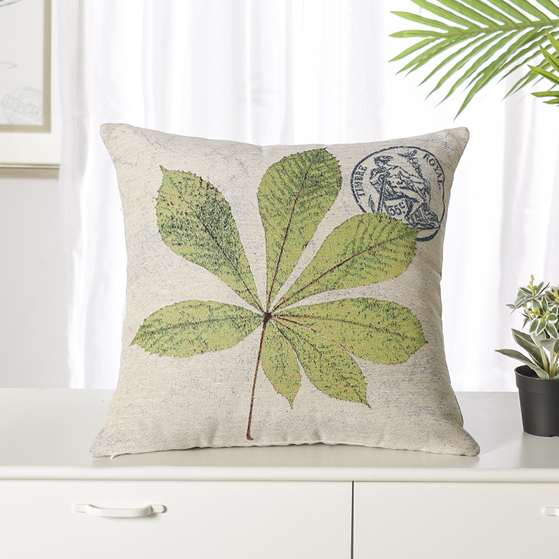 Amazon Cotton and Linen Knitted Cushion Pillow Pillow Case Nordic Decorative Sofa Bedroom Cross-border Home Textile Spot