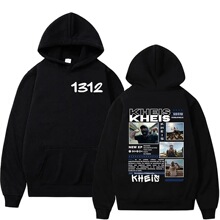 Rapper KHEIS 1312 Xrlafamilia Album Tour Hoodies Men's Cloth
